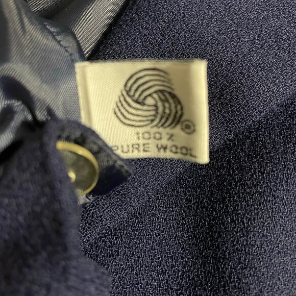 EUC - Jones New York Wool Faux Wrap Dress - Picture 5 of 6